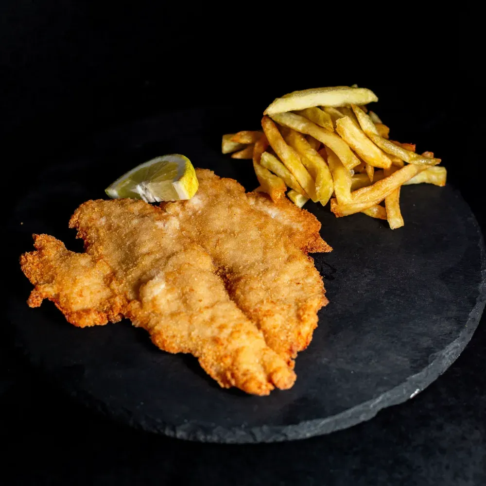 Pollo empanado